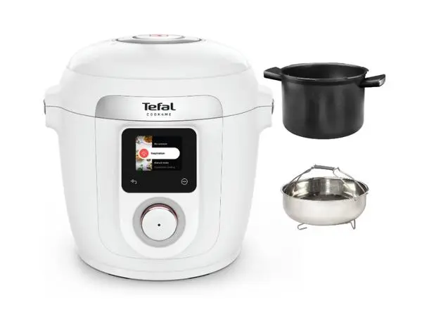 Tefal CY9621F2 Epc Cook4Me 10In1 W/O Grid Wht - CY9621F2