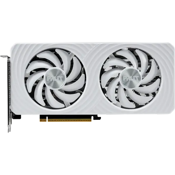 PALIT GeForce RTX 5060Ti White OC 8GB GDDR7 128 bit, 1x HDMI 2.1b, 3x DP 2.1b, 2 Fan, 1x 8-pin pwr connector, 600W, 262.1 x 126.3 x 40.1 mm, NE7506TU19P1-GB2062M - 4710562245660_3Y