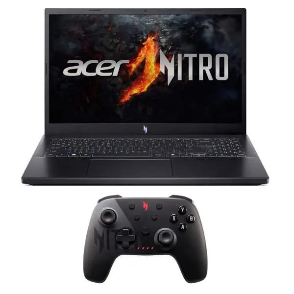 Лаптоп Acer Nitro V15 AMD Ryzen 7 7735HS 3.20 GHz, 16 MB cache, 16GB (1x16GB), SSD 512GB PCIe Gen4 NVMe - NH.QSGEX.00H