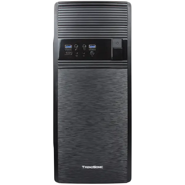 Chassis FC-F56A, ATX, 7 slots, 1 X 5.25", 2 X 3.5" H.D., 2 X 2.5" SSD,2 x USB 3.0, 1 X Type C / 1 x AUDIO / - FC-F56A-USB-C