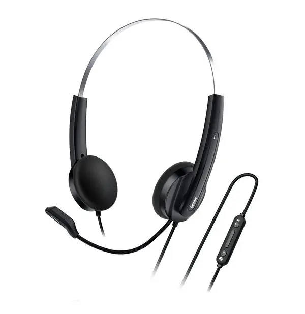 Genius Genius слушалки с микрофон Headset HS-220U AI, USB-C, Mic, Black - GENIUS-HS-220U-BK