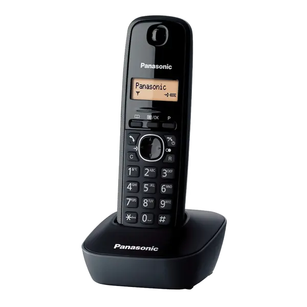 Безжичен DECT телефон Panasonic KX-TG1611 - сиво - 1015048