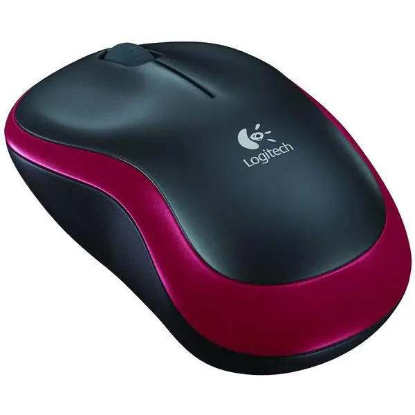 LOGITECH Wireless Mouse M185 - EER2 - RED - 910-002240