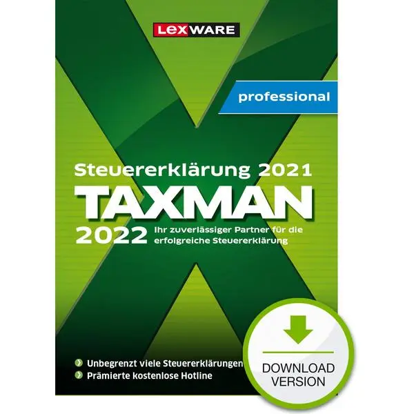 Lexware Taxman professional 2022 - 3 Device - ESD-Download ESD -  (К)  - 18832-2004 (8 дни доставкa)
