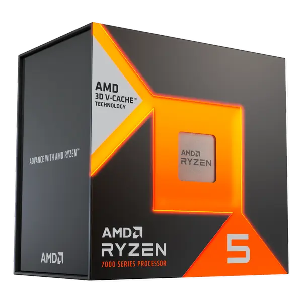 AMD CPU Desktop Ryzen 5 6C/12T 7500X3D (4.5GHz,102MB,65W,AM5) box, with Radeon Graphics - 100-100001904WOF