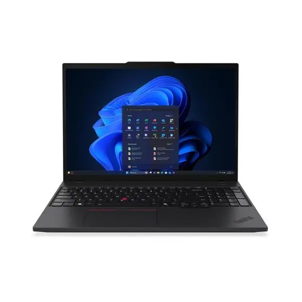Лаптоп Lenovo ThinkPad T16 Gen 4 (21QE004TRI), дванадесетядрен Intel Core Ultra 7 255U 2.0/5.2 GHz, 16" (40.64cm) WUXGA IPS Anti-glare Display (HDMI), 64GB DDR5, 1TB SSD NVMe, 2x Thunderbolt 4, Windows 11 Pro