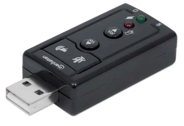 MANHATTAN Hi-Speed USB 2.0 3D звукова карта, 7.1 канална - 152341