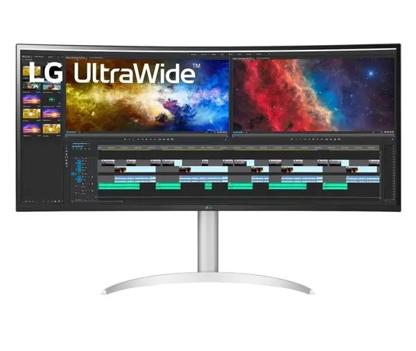LG  37.5" 21:9 Curved UltraWide, QHD IPS(3840 x 1600) Anti-Glare, 5ms, FreeSync, 1000:1, 300cd/m2, DCI-P3 95% - 38WP85CP-W