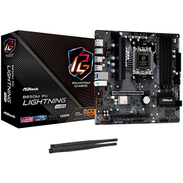 ## ASROCK B650M PG LIGHTNING WIFI: Най-добрата дънна платка за процесорите AMD Ryzen 7000