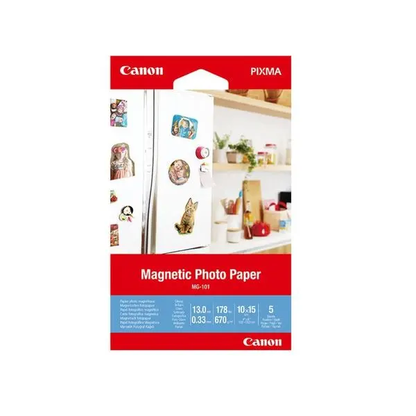 Canon Magnetic Photo Paper MG-101, 10x15 cm, 5 sheets - 3634C002AA