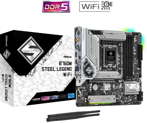 Дънна платка ASROCK B760M STEEL LEGEND WIFI - 67756
