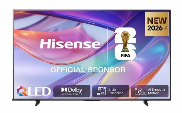 Hisense 55" E7S, 4K Ultra HD 3840x2160, QLED, Quantum Dot, HDR 10+, HLG, Dolby Vision, DTS Virtual X - 55E7S