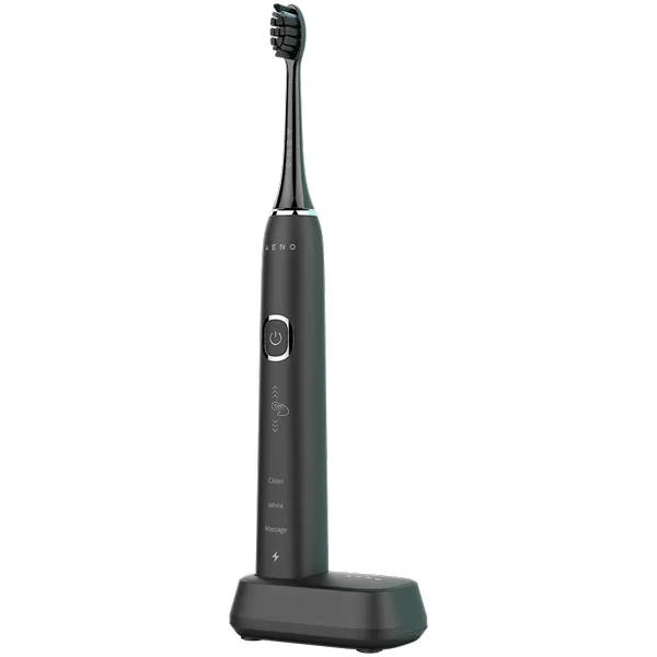 AENO Sonic Electric Toothbrush, DB4: Black, 9 scenarios, with 3D touch, wireless charging - ADB0004