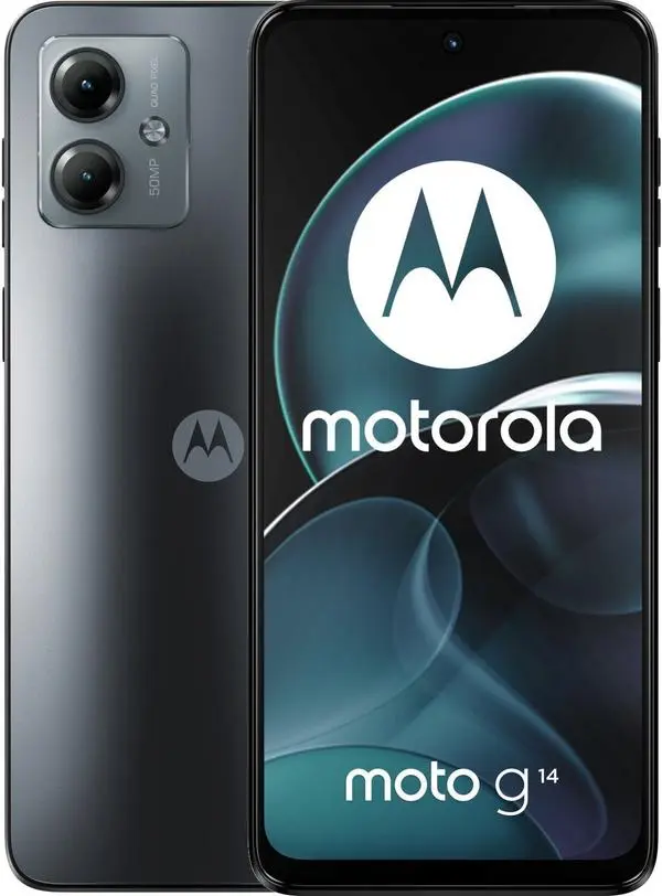 Motorola - Moto G14, 6.5'', 8GB/256GB, Steel Grey,PAYF0042RO