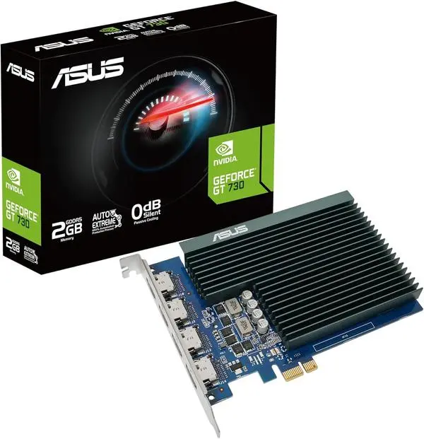 ASUS GT730-4H-SL-2GD5 4xHDMI (2GB,HDMI,пасивен) -  (A)   - 90YV0H20-M0NA00