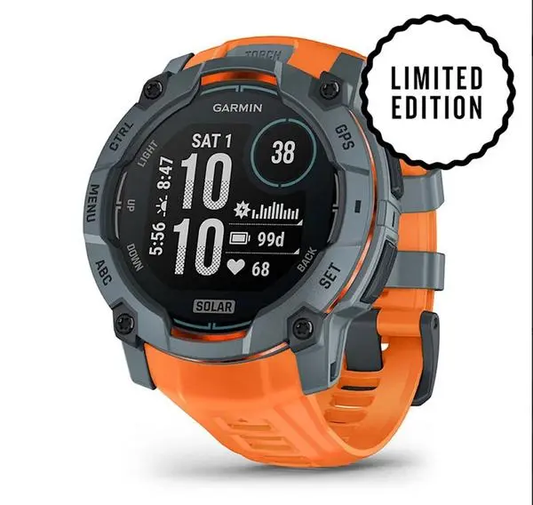 Garmin Instinct 3 - 50 мм, Solar - Instinct 3 - 50 мм, Solar - Twilight с Solstice каишка - 010-02935-01