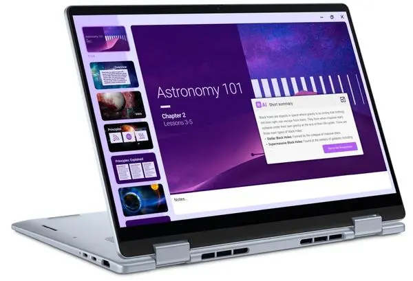 Лаптоп Dell 14 Plus 2-in-1 DB04250 Intel Core Ultra 9 288V 3.30 GHz, 12 MB cache, 32GB 8533MT/s onboard, SSD 1000GB M.2 PCIe NVMe - DB04250_LNL_204