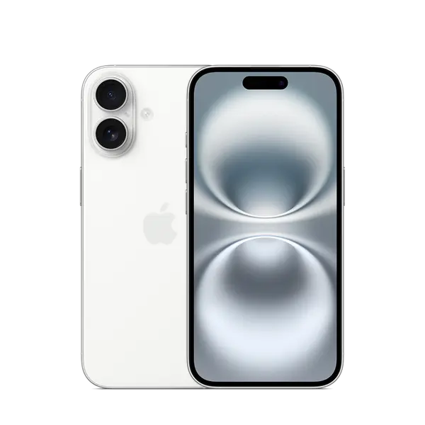 Мобилен телефон Apple iPhone 16 128GB White (v)