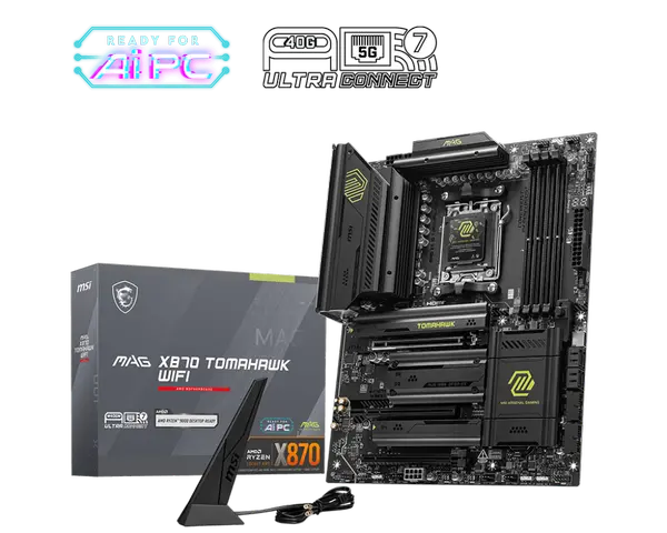 Дънна платка MSI X870 4xDDR5  4xSATA3  RAID HDMI                 4xM2 GLAN        3xPCIEx16                 WiFi (70374)