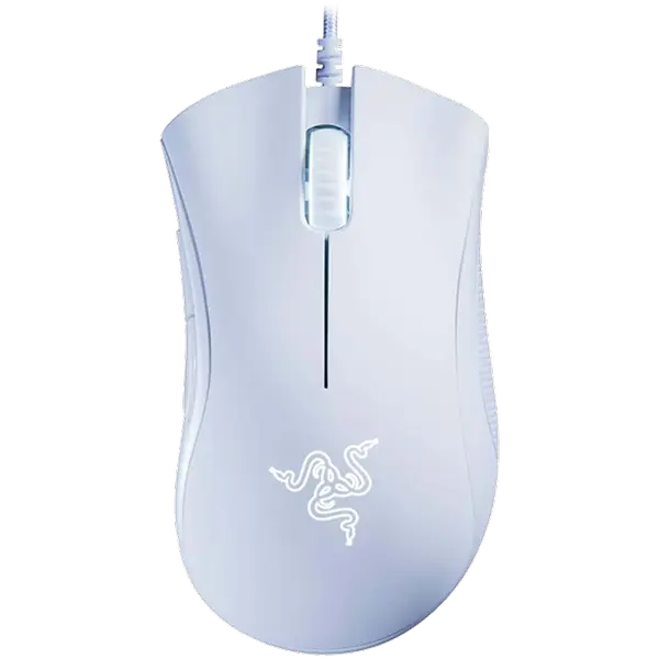Razer DeathAdder Essential White Edition, Gaming Mouse, True 6 400 DPI optical sensor - RZ01-03850200-R3M1