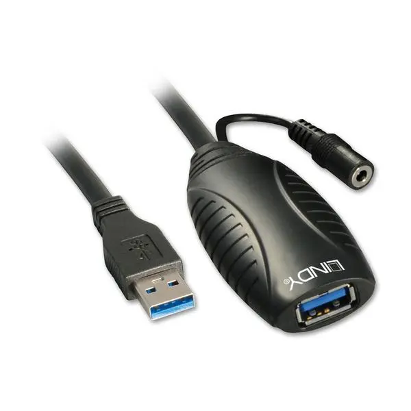 LINDY USB 3.0 Активен удължител с усилвател, 10m - LNY-43156