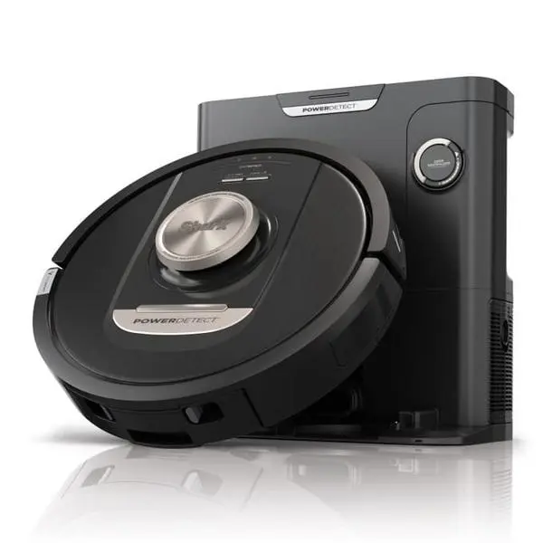 Прахосмукачка Shark RV2820VEEU, робот, 0.3л. капацитет на контейнера, до 100 минути време на работа, HEPA филтър, 3D сензор за избягване на препятствия, черна