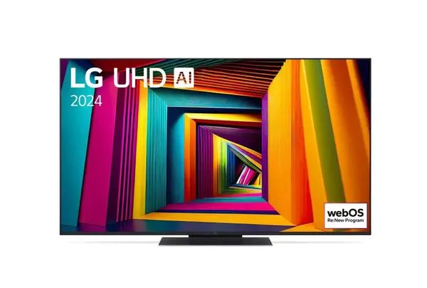 LG  55" 4K UltraHD TV 4K (3840 x 2160), DVB-T2/C/S2, webOS 24 Smart TV, ThinQ AI, Alpha 5 AI 4K Gen7 - 55UT91003LA