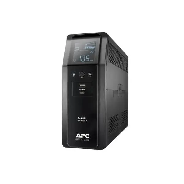 APC Back UPS Pro BR 1200VA, Sinewave, 8 Outlets, AVR, LCD interface - BR1200SI