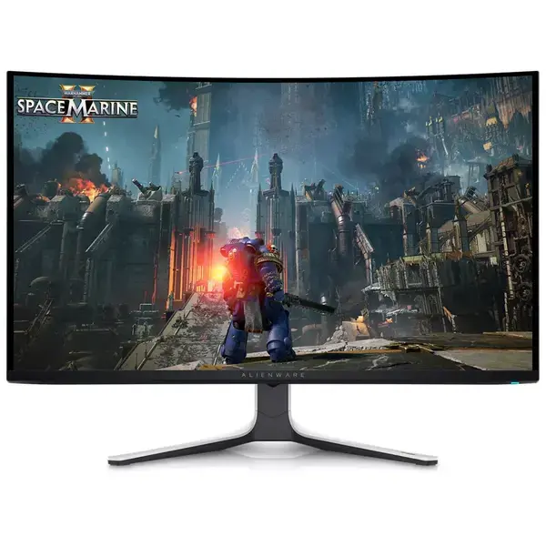 Монитор Dell AW3225QF, 31.6" (80.26cm) QD OLED панел, 240Hz, Ultra HD, 0.03ms, 1000cd/m2, DisplayPort, HDMI, USB-C