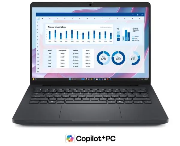 Лаптоп Dell Pro Max 14 MC14255 AMD Ryzen AI 9 HX PRO 370 2.00 GHz, 24 MB cache, 32GB 8000MT/s (1x32GB), SSD 1000GB Gen4, SED Ready,TLC - BTO651_MC14255_EMEA