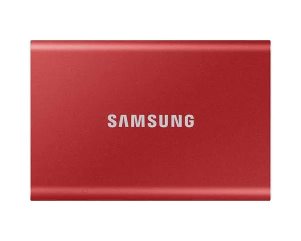 Външен SSD Samsung T7 Indigo Red SSD 2TB, USB-C, Червен - MU-PC2T0R/WW