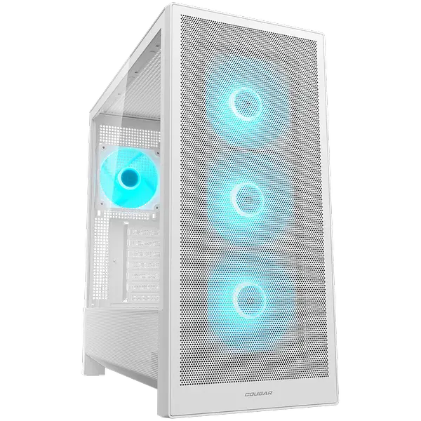 COUGAR MX230 RGB PC Case, Mid Tower, White - CGR-2PC8W-RGB