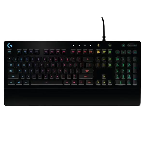 Клавиатура Logitech G213 Prodigy RGB Gaming, Tactile Mech-Dome, гейминг, водоустойчива, черна, USB, 920-008093