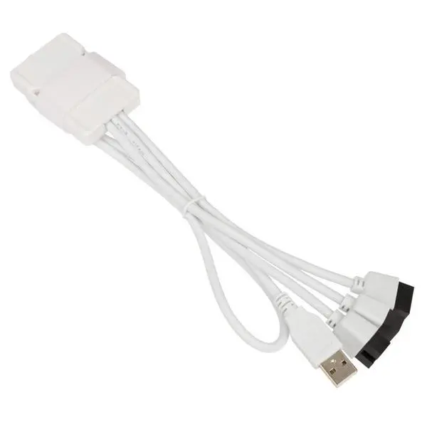 USB Хъб Lian Li PW-U2TPAB USB 2.0 1-към-3 Hub - Бяло - LL-AC-ZUUS-691