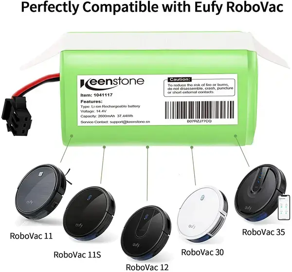 Батерия за прахосмукачка робот EUFY RoboVac 11 / 11C / 11s Max / 12 / 15T / 30 / 35C, 2600 mAh - 101