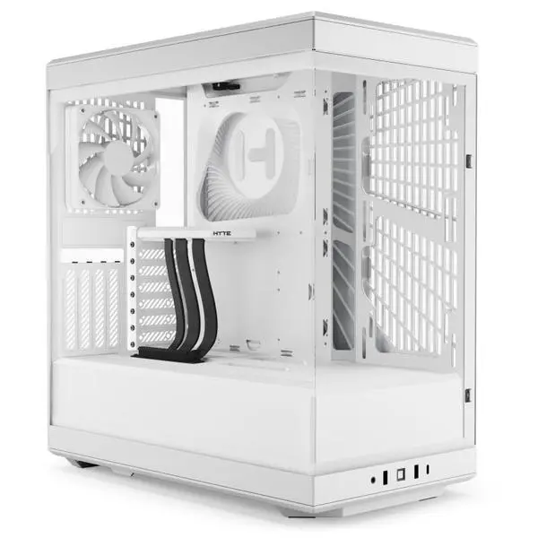 Кутия HYTE Y40 Tempered Glass, Mid-Tower, Бяло - HYTE-CASE-GEHY-021