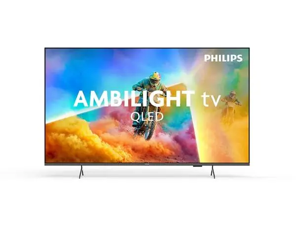 Philips  55'' 4K UHD QLED (3840x2160), DVB-T/T2/T2-HD/C/S/S2, 60Hz, 3 sided Ambilight, Pixel Precise UHD - 55PQS8501/12