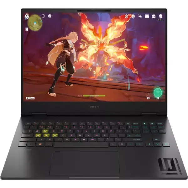 Лаптоп, HP Omen 16-u1023nn 9Z8L7EA Shadow Black, Core i7-14700HX(2.1Ghz, up to 5.5GH/33MB/20C), 16" WUXGA AG IPS 400nits 165Hz, 16GB 5600Mhz 2DIMM, 2TB PCIe SSD, NVIDIA GeForce RTX 4050 6GB FREE DOS, 9Z8L7EA