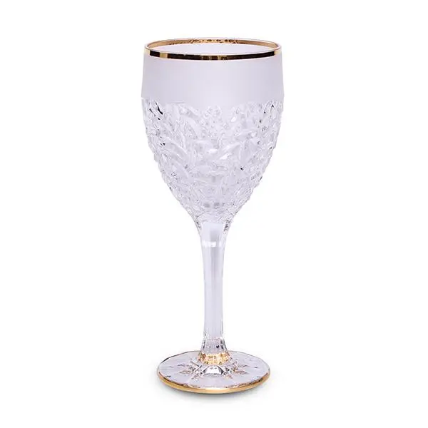 Чаша за вино Bohemia 1845 Nicolette Gold Matt 320ml, 6 броя - 1000271