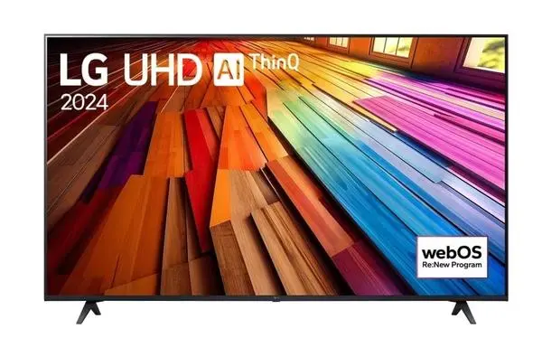 LG  55" 4K UltraHD TV 4K (3840 x 2160), DVB-T2/C/S2, webOS 24 Smart TV, ThinQ AI, Alpha 5 AI 4K Gen7 - 55UT80003LA