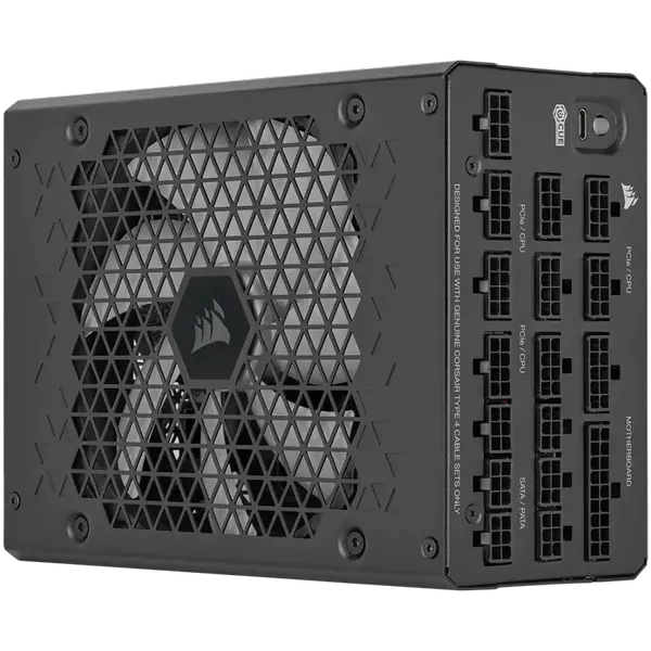 Захранване Corsair HXi Series HX1500i, 80 PLUS Platinum,  EU Version, EAN:0840006697442 - CP-9020261-EU