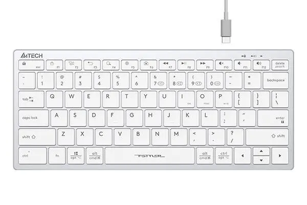 ## Безжична клавиатура A4TECH FBX51C FStyler Grayish White - идеалният избор за всеки