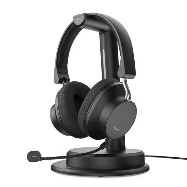HAMA Блутут слушалки с микрофон "BT-900", зарядна станция, Multipoint, ENC, черни - 139940