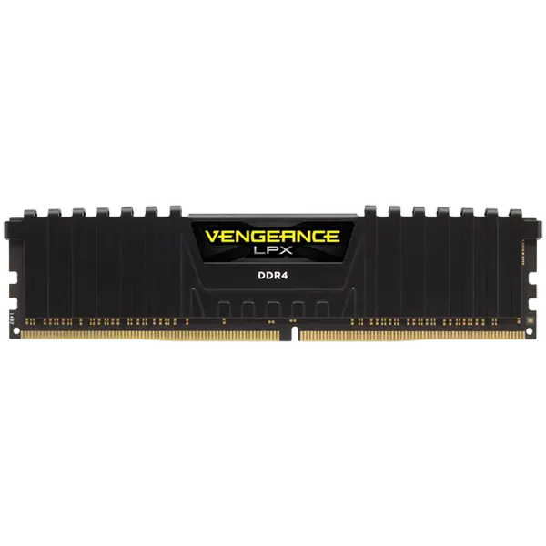 CORSAIR DDR4, 3200MHz 16GB 1x16GB Dimm, Unbuffered, Dual Rank, 16-20-20-38, XMP 2.0, Vengeance LPX black Heatspreader, Black PCB, 1.35V - CMK16GX4M1E3200C16