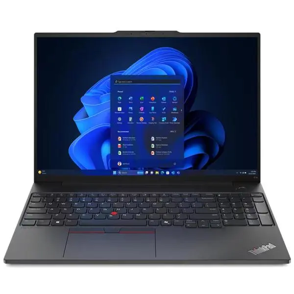 Лаптоп Lenovo ThinkPad E16 Gen 2 (21M5002PBM), осемядрен AMD Ryzen 7 7735HS 3.2/4.75GHz, 16" (40.64cm) WUXGA IPS Anti-Glare Display, (HDMI), 16GB DDR5, 512GB SSD NVMe, 2x USB 3.2 Type-C, No OS, 1.81kg