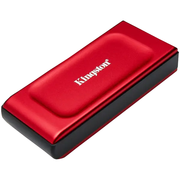 Kingston SSD 2TB XS1000 Red External USB 3.2 Gen 2 Portable Solid State Drive - SXS1000R/2000G