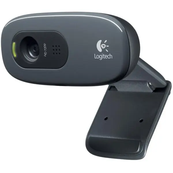 LOGITECH HD Webcam C270,микрофон, 720p, 30fps, USB, черна -  960-001063