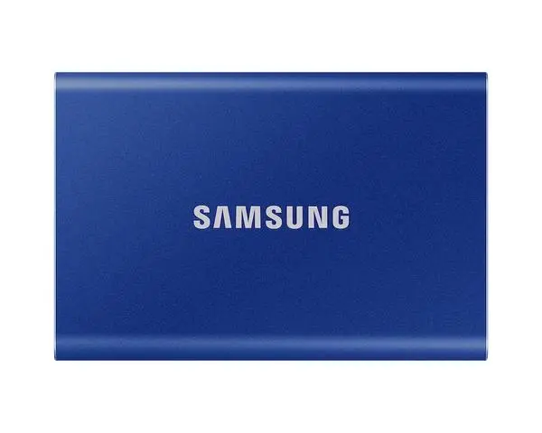 Външен SSD Samsung T7 Indigo Blue SSD 2000GB USB-C, Син - MU-PC2T0H/WW