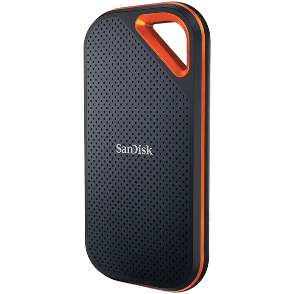 SanDisk Extreme PRO 2TB Portable SSD - Read/Write Speeds up to 2000MB/s, USB 3.2 Gen 2x2, Forged Aluminum Enclosure, 2-meter drop protection and IP55 resistance - SDSSDE81-2T00-G25