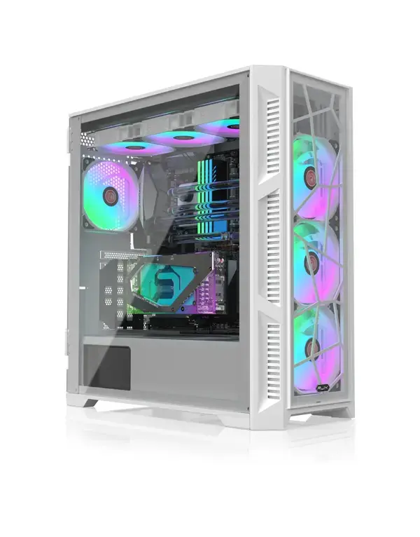 Преглед на Raijintek PONOS ULTRA WHITE TG4 кутията